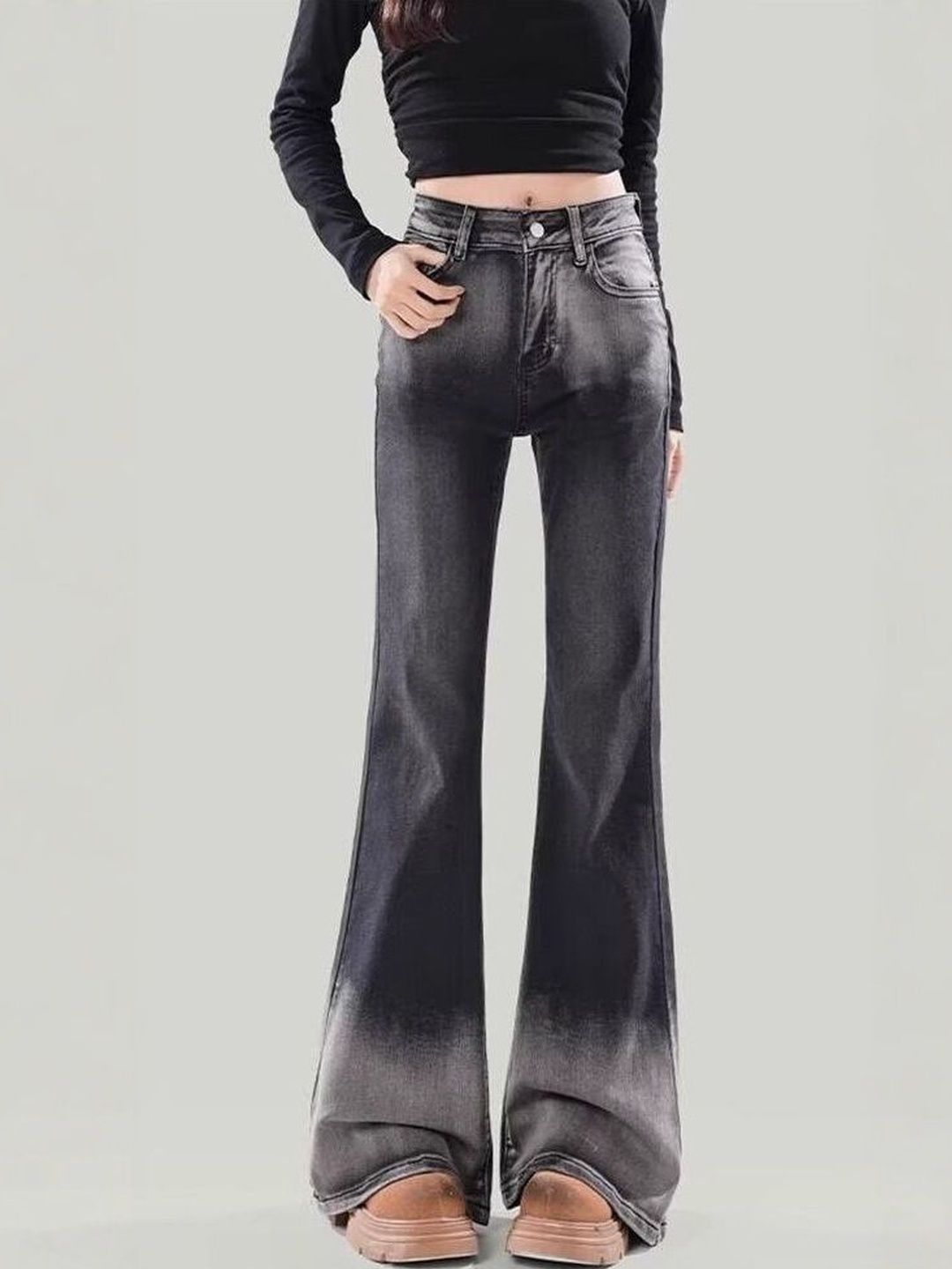 Women Slim Fit Mid-Rise Heavy Fade Jeans