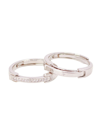 SALTY Cos-Sin Coded Couple Stylish Adjustable Finger Ring