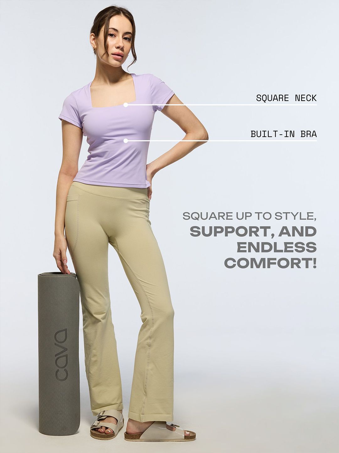 Lilac Sculpt Built-in Top