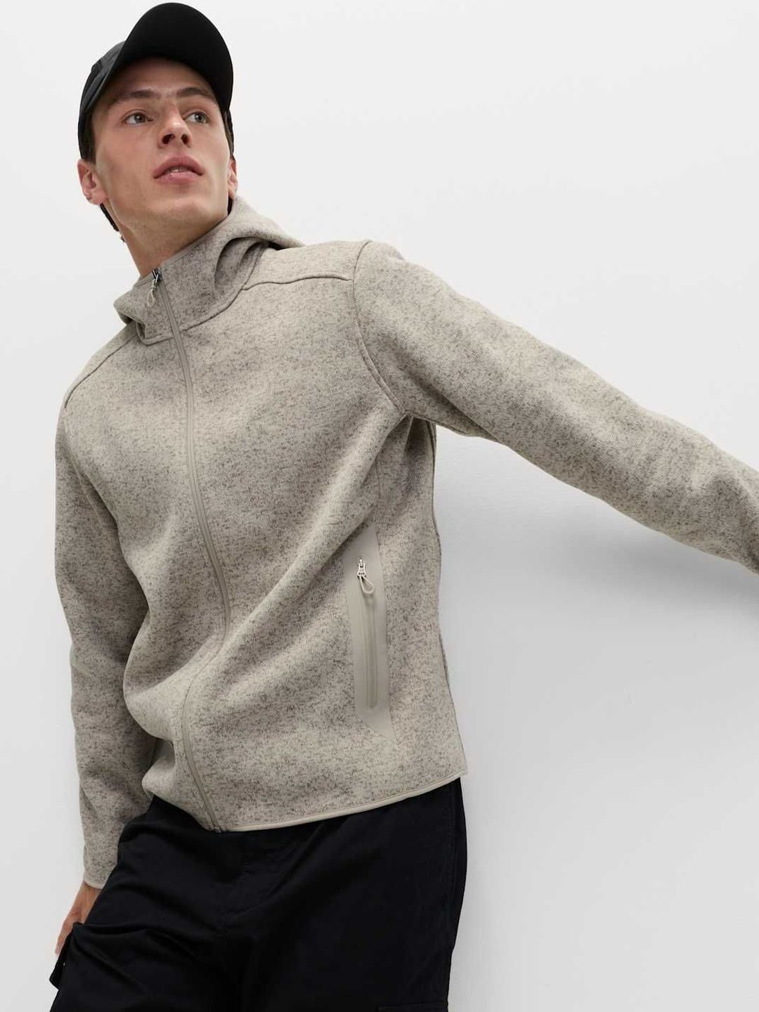 Tech Lightweight Knit Mix Hood