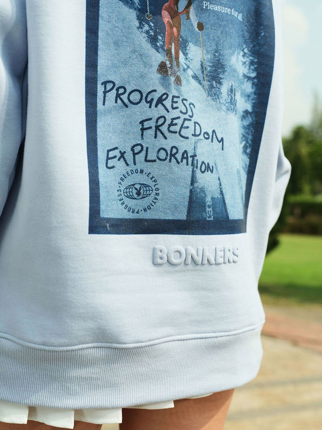 Women Printed Hooded Sweatshirt