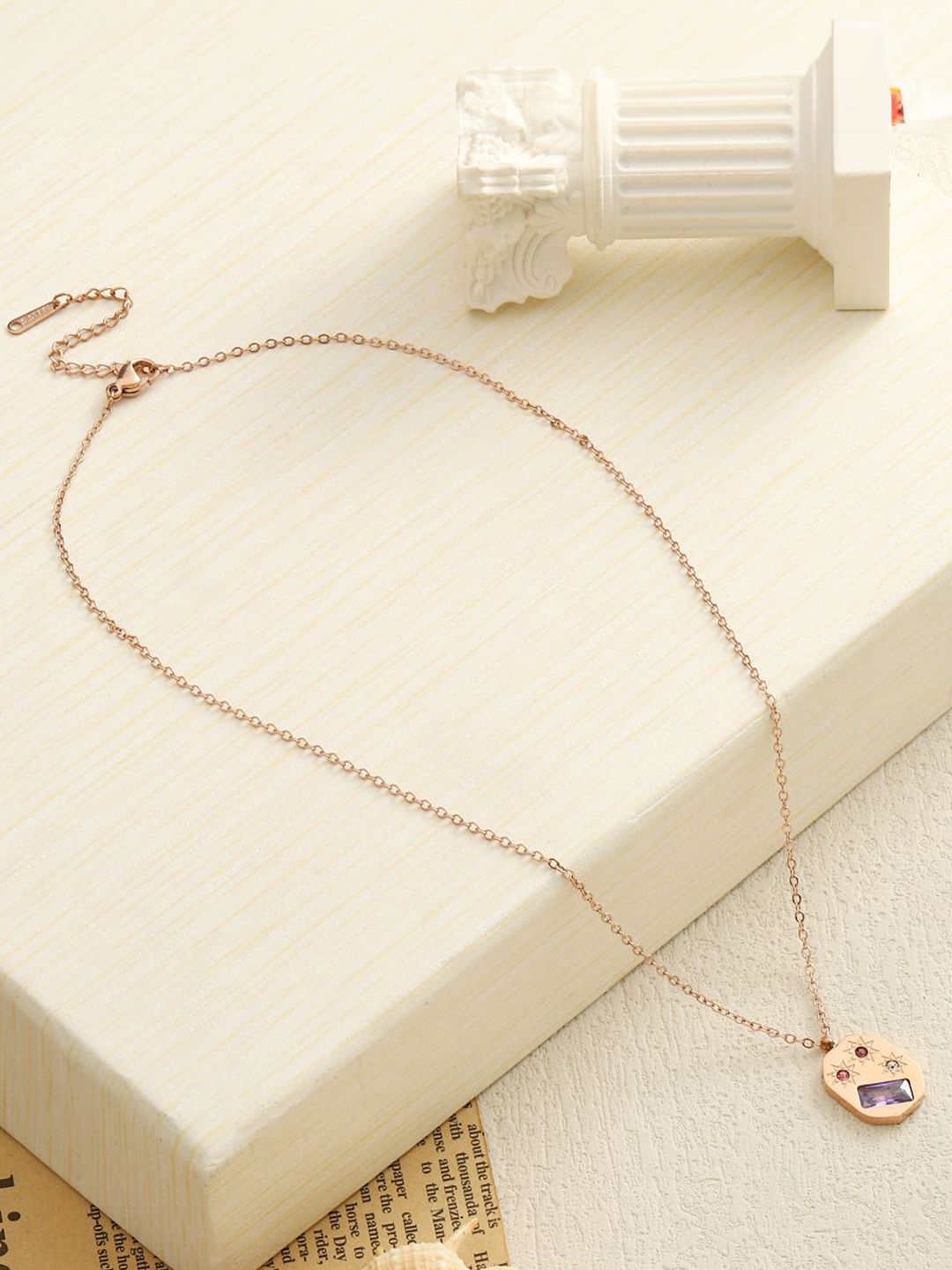 SALTY Geometric Pendants With Chains