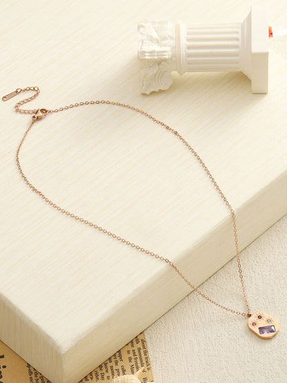 SALTY Geometric Pendants With Chains