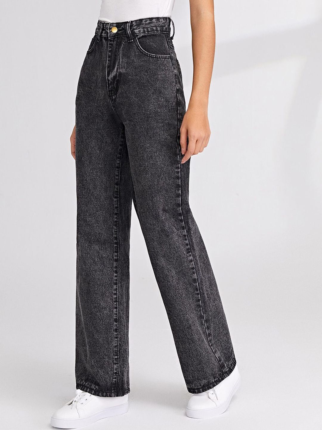 Women Pack Of 2 Straight Fit High-Rise Stretchable Jeans
