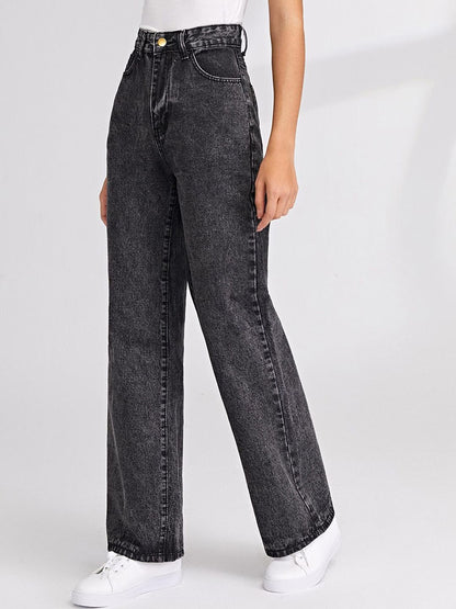 Women Pack Of 2 Straight Fit High-Rise Stretchable Jeans
