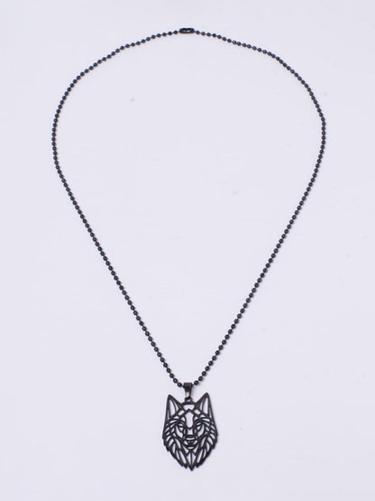 SALTY Men Stainless Steel Animal Shaped Pendant with Chain