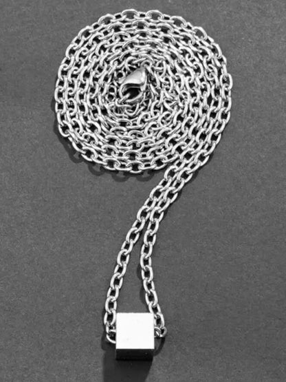 SALTY Men Silver-Plated Chain