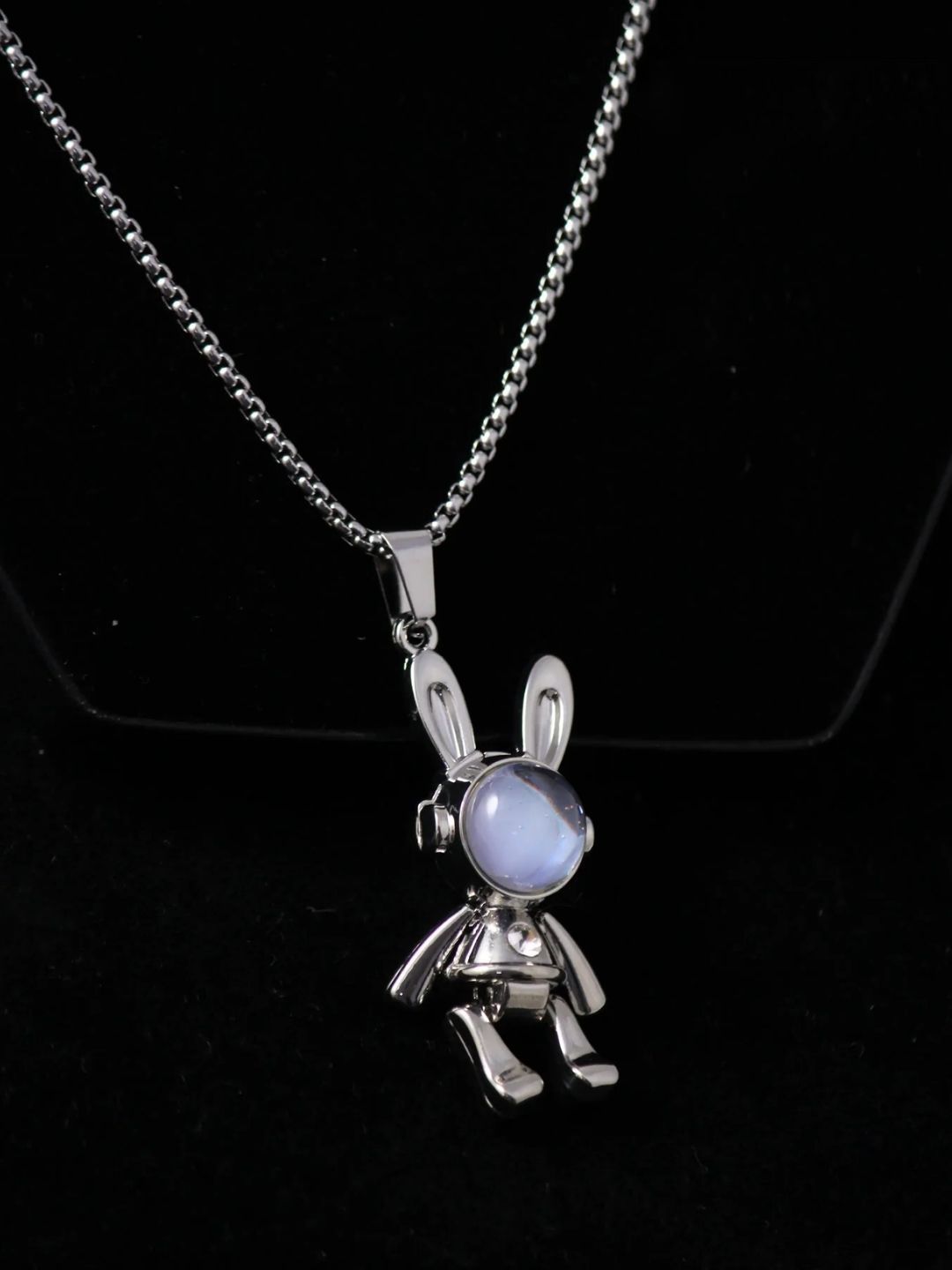 SALTY Pack of 2 Men Spaceman Stainless Steel Chain