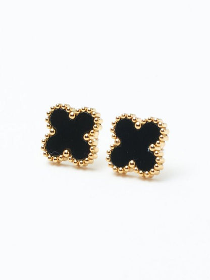 SALTY Pack of 2 Women Posh Night Clover Studs