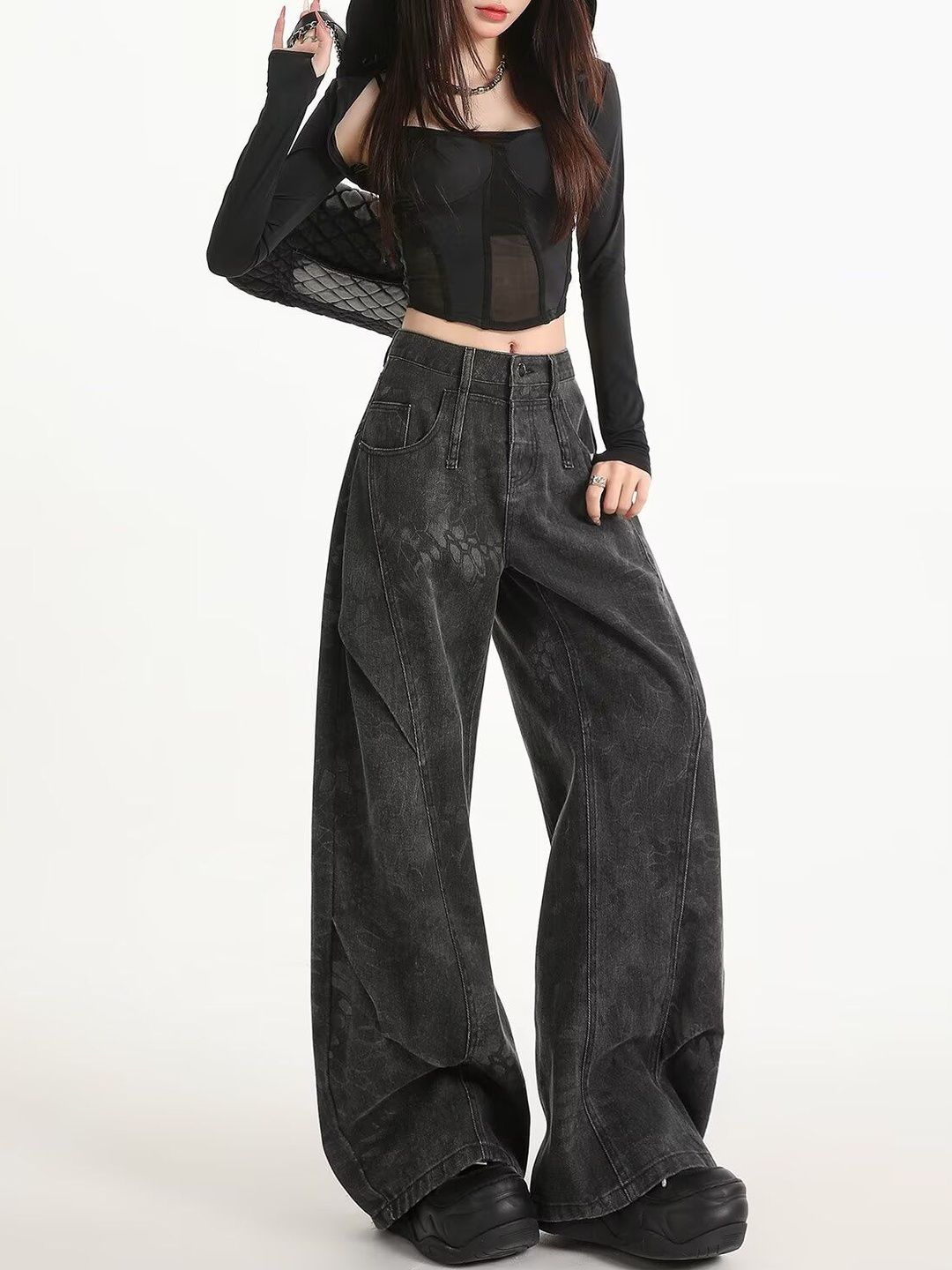 Women Flared Mid-Rise Light Fade Jeans