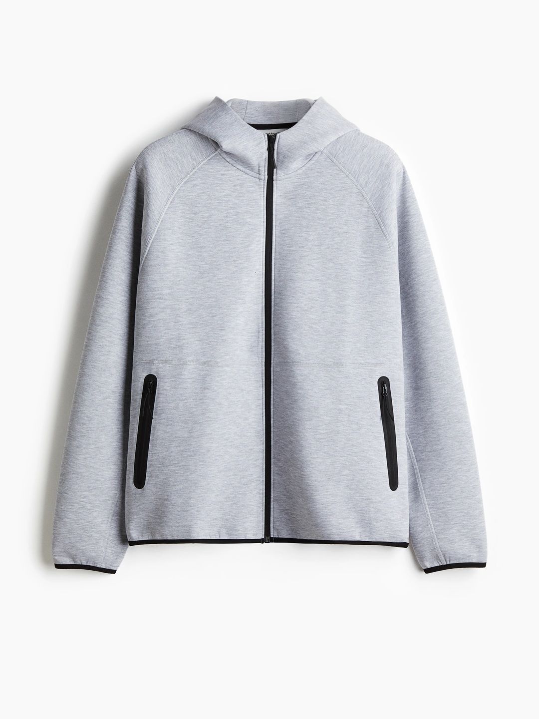 Regular Fit Sports Zip-Through Hoodie In Drymove