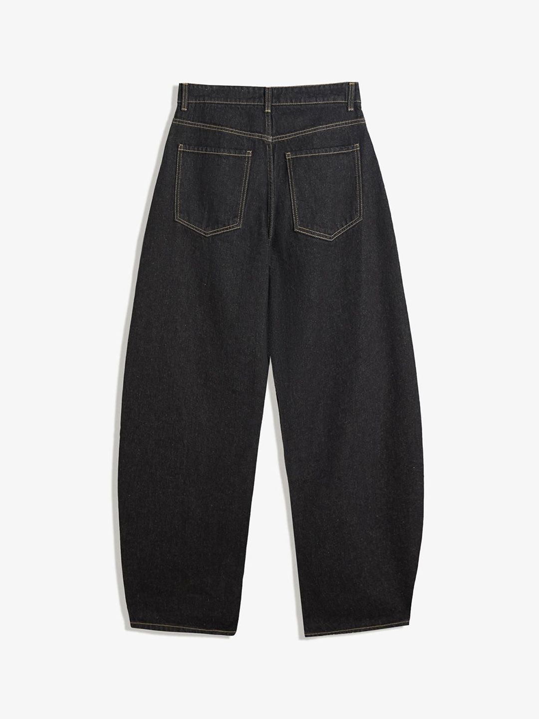 Wide-leg barrel jeans