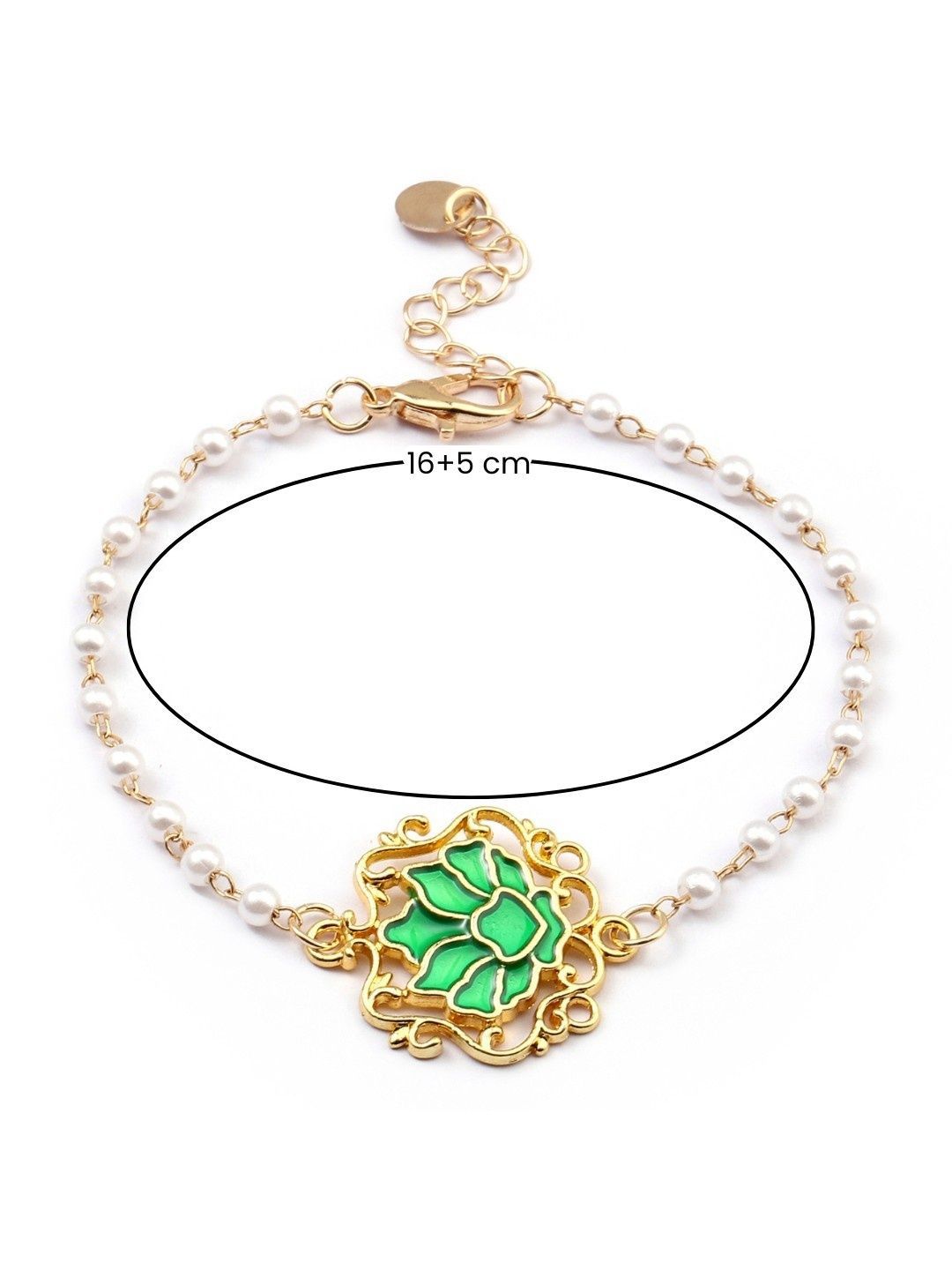 SALTY Lotus Charm  Bracelet