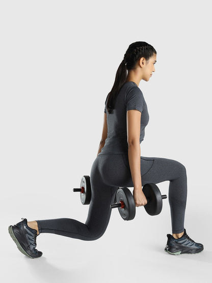 Women Seamless Ankle Length Gym Tights