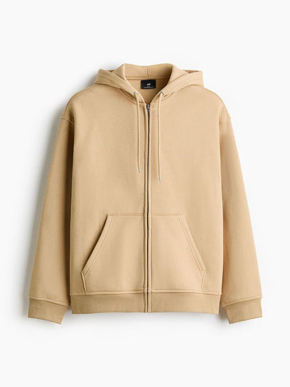 Loose-Fit Zip-Through Hoodie