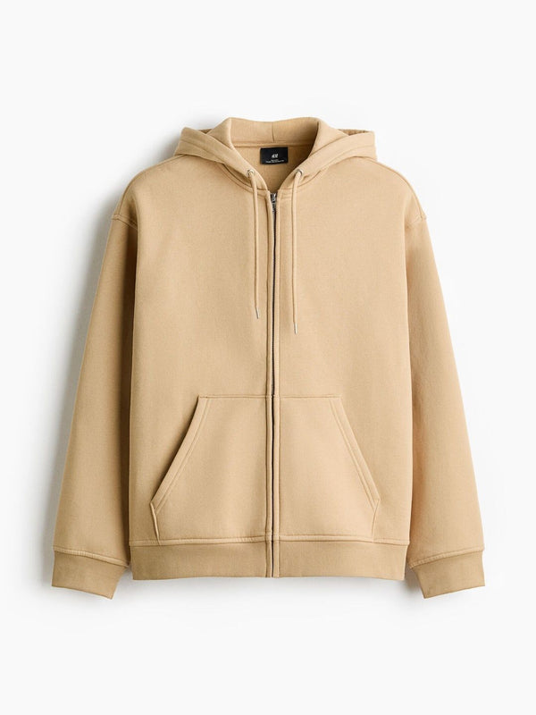 Loose-Fit Zip-Through Hoodie