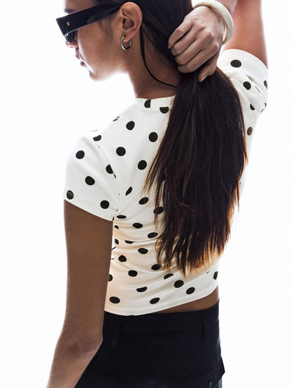 Short sleeve crew neck T-shirt