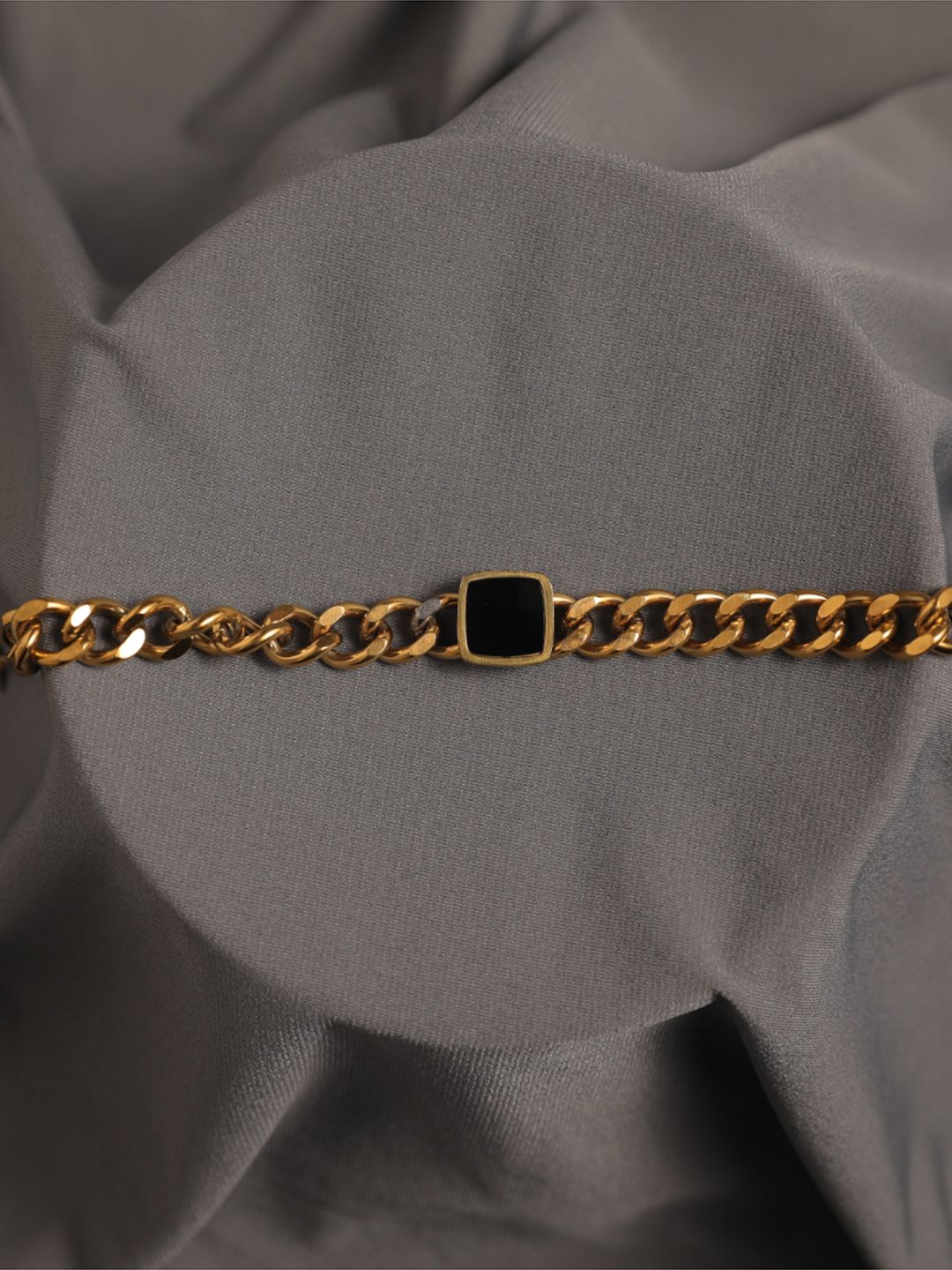 SALTY Men Stainless Steel Link Bracelet
