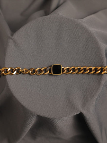 SALTY Men Stainless Steel Link Bracelet