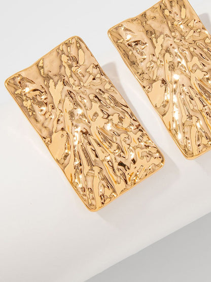 Gold-Plated Square Shaped Studs