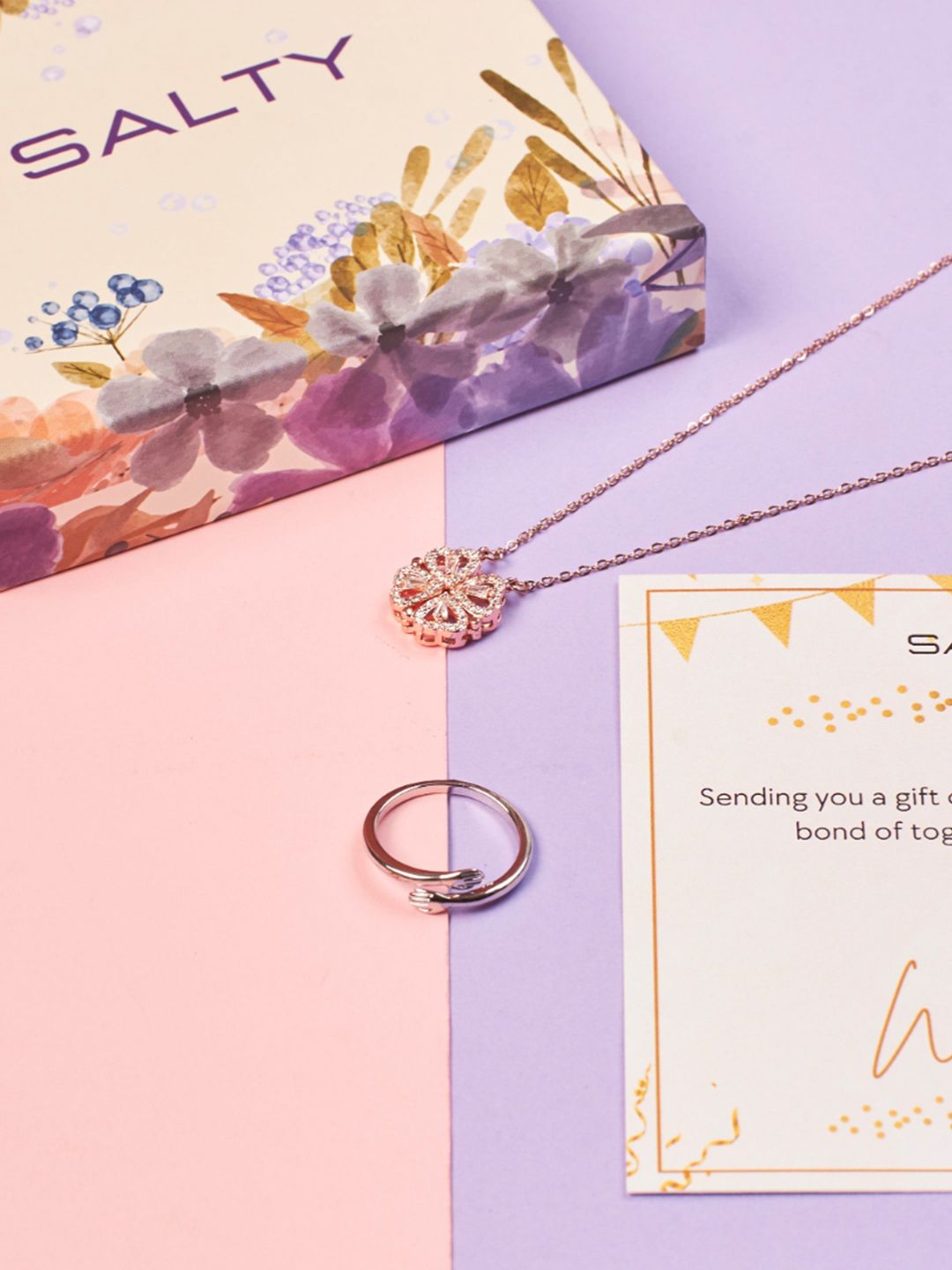 SALTY Women Anti-Tarnish Love Diwali Gift Box