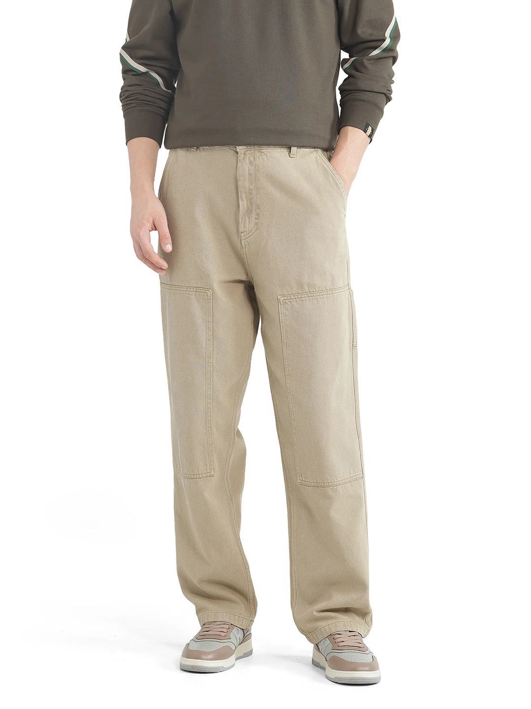Men KLOP PRIMARY BEIGE Jeans