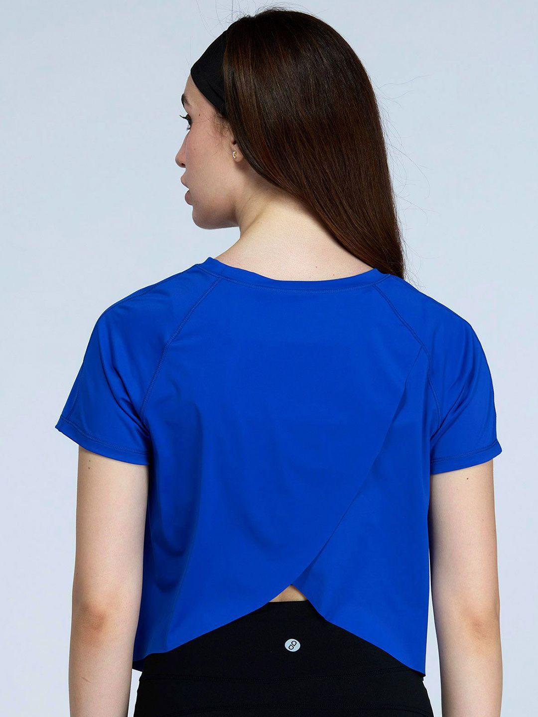 Cobalt Overlap Tee