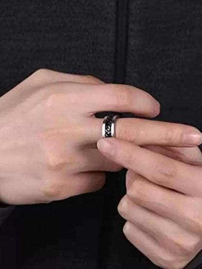 SALTY Men Stainless Steel Jared Chain Ring