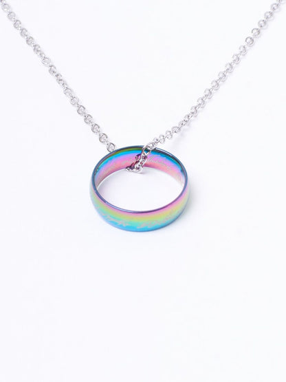 SALTY Circular Pendants with Chains
