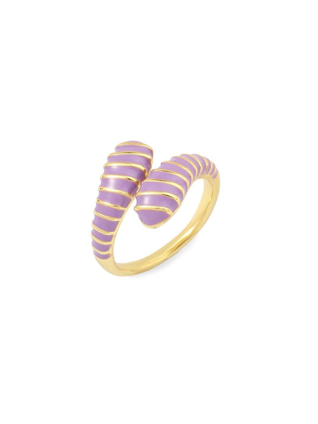 SALTY Stone-Studded Adjustable Finger Ring