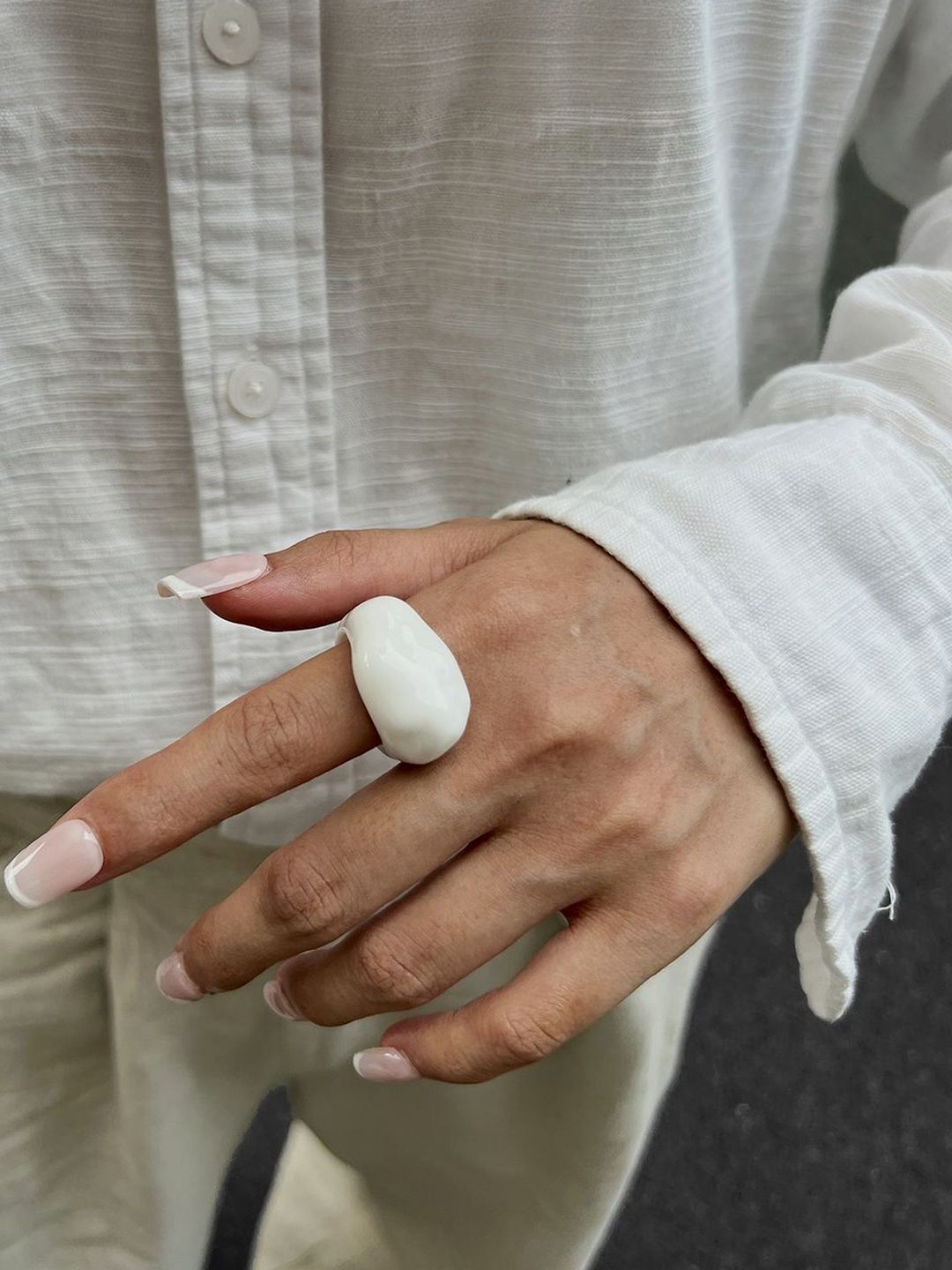 Women Resin Finger  Ring