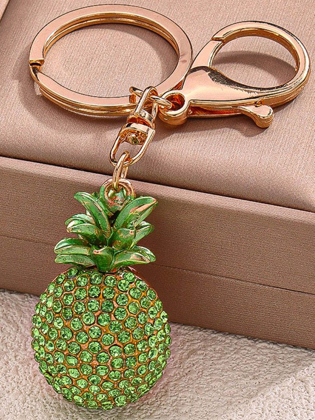 SALTY Pineapple Crystal Bag Charm