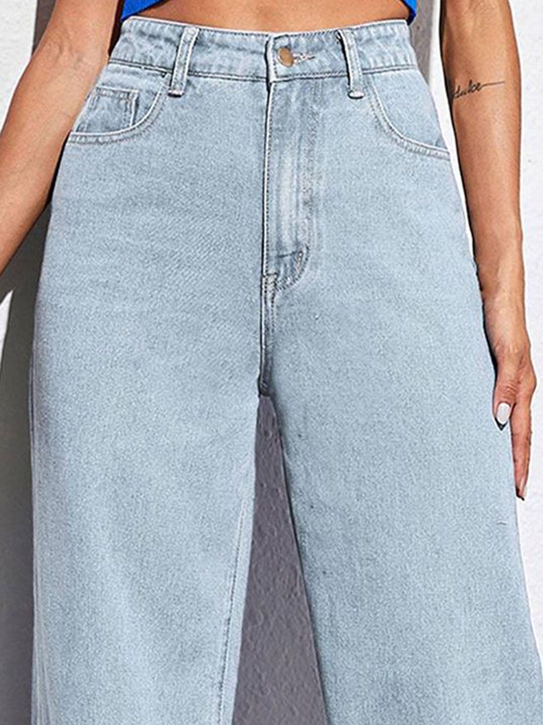 Women Jean Straight Fit High-Rise Stretchable Jeans
