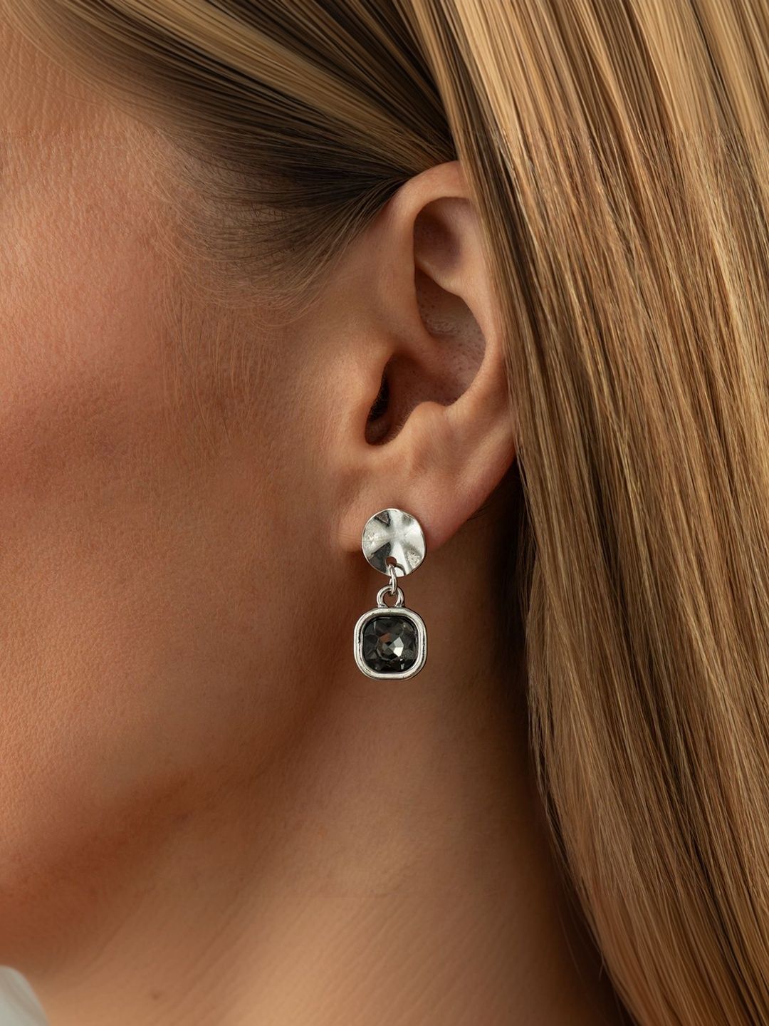 Square Drop Earrings
