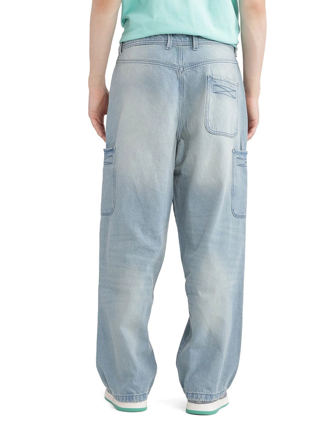 Men Heavy Fade Stretchable Regular Fit Jeans