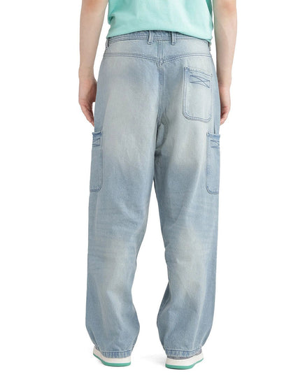 Men Heavy Fade Stretchable Regular Fit Jeans
