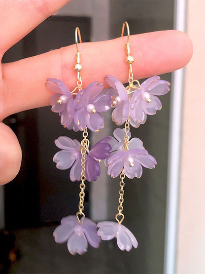 Floral Drop Earrings