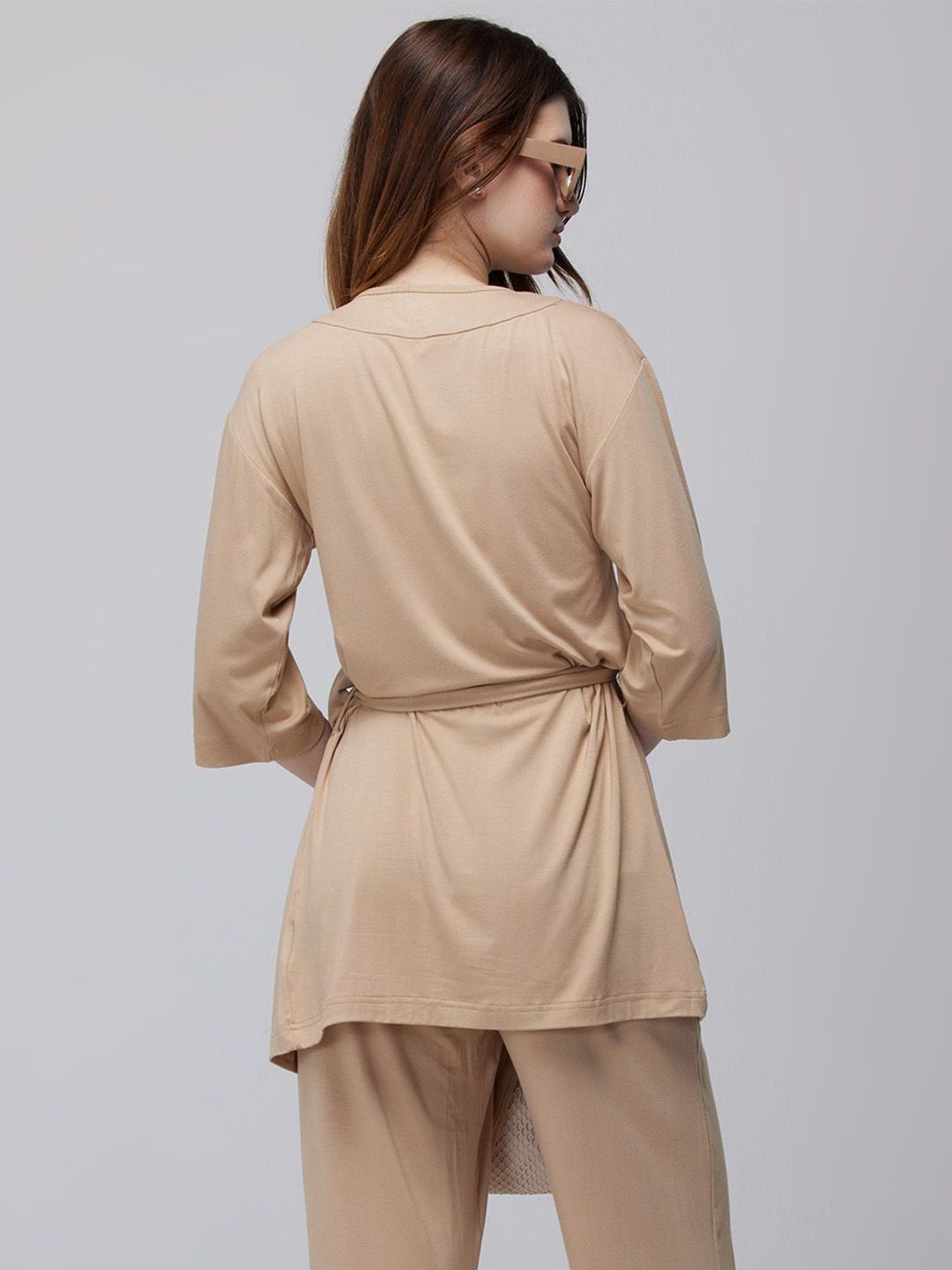 Cava Sand Ease Wrap Top