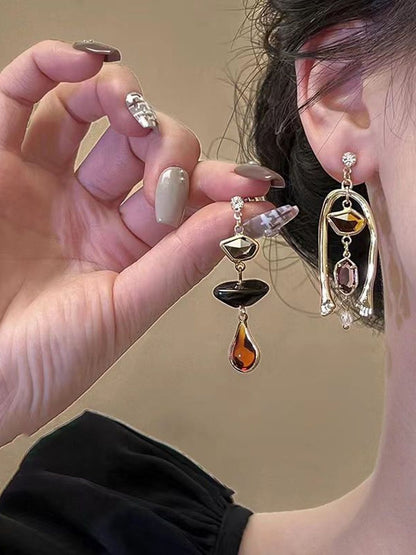 Geometric Drop Earrings