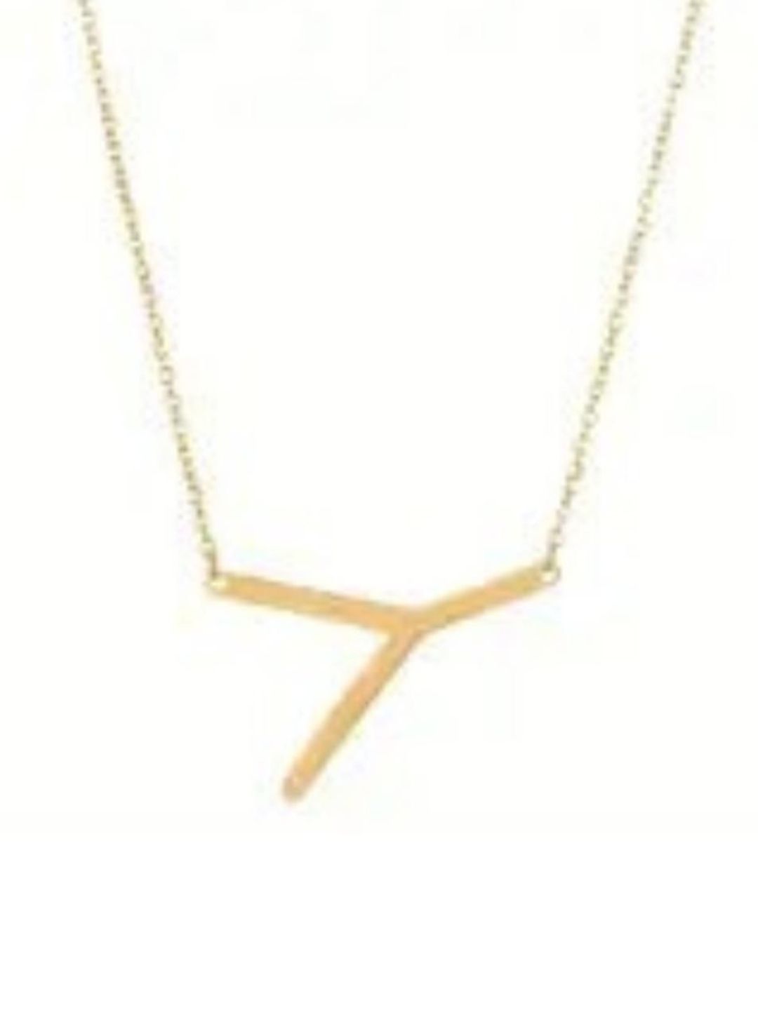 SALTY Stainless Steel Chic Alphabet Golden Chain