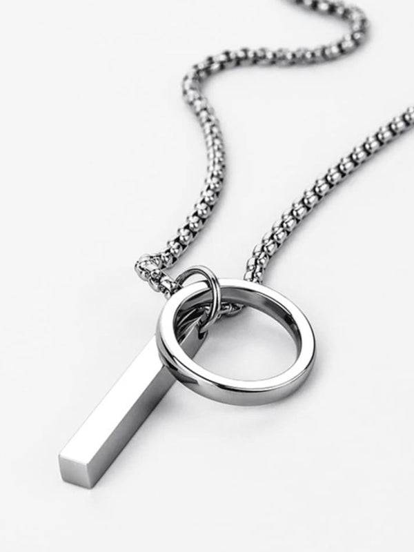 SALTY Men Stainless Steel Pendant with Chains