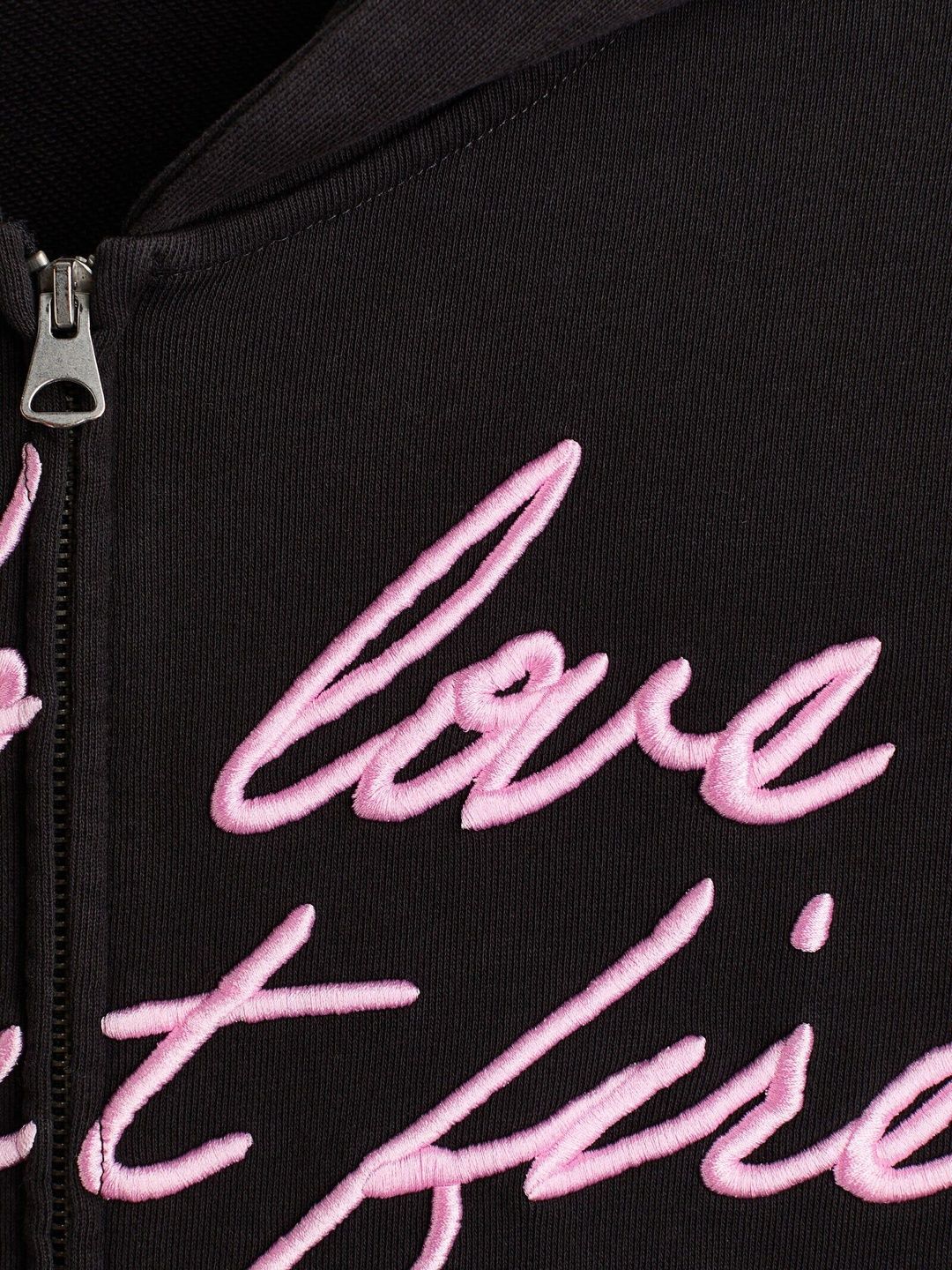 Oversized Fit Zip-Through Hoodie
