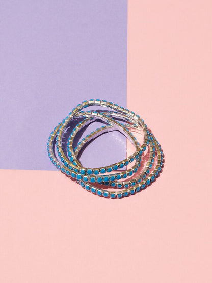 SALTY Set Of 4 Bangle-Style Bracelets