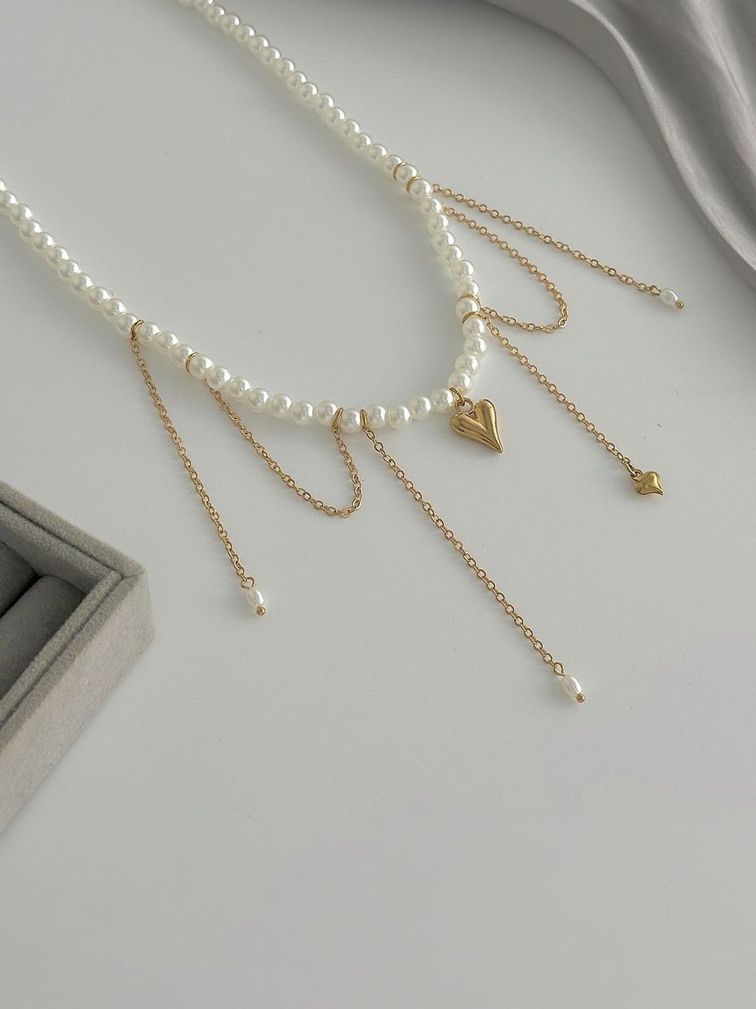 Gold-Plated Enamelled Necklace