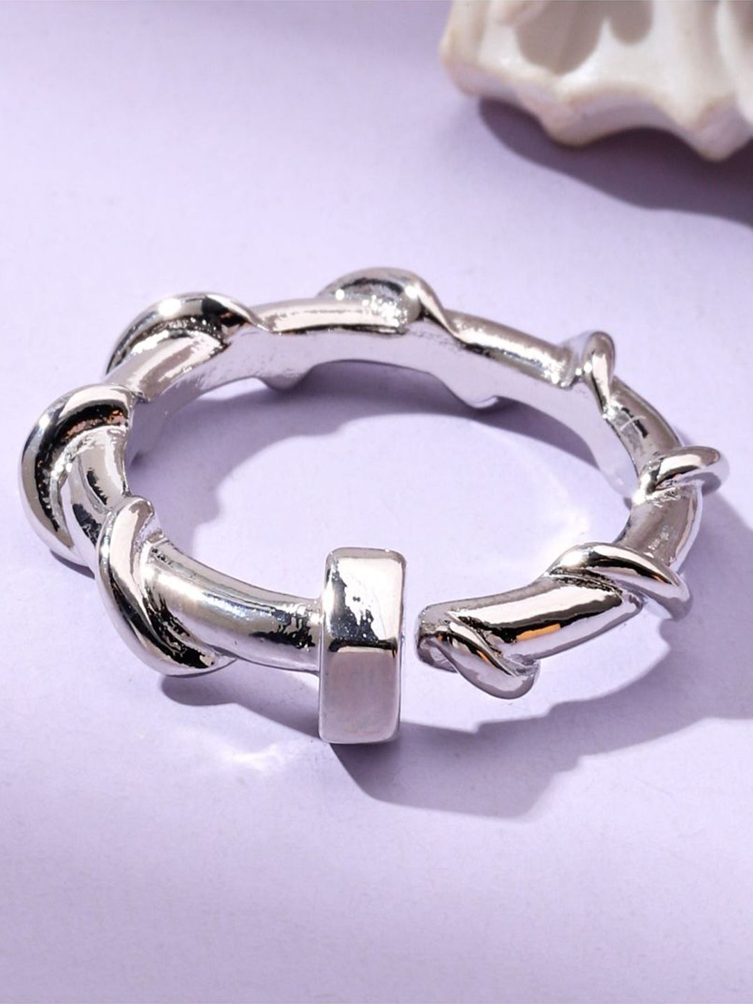 SALTY Pack of 2 Women Twisted Street Ring