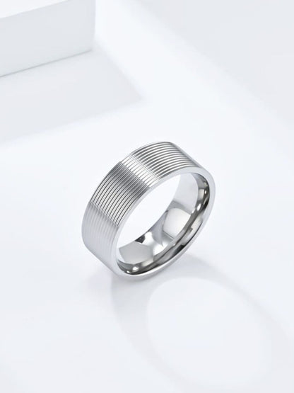 SALTY Men Stainless Steel Class Finger Rings