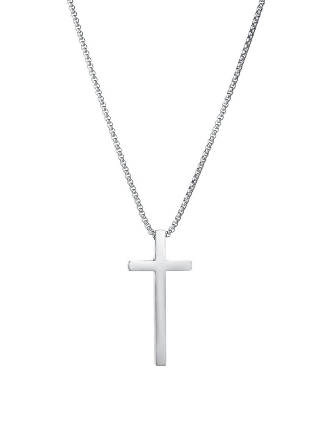 SALTY Stainless Steel Sacred Crossroads Pendant With Chain