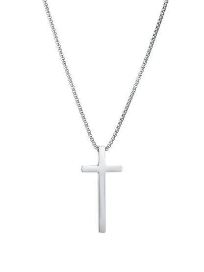 SALTY Stainless Steel Sacred Crossroads Pendant With Chain