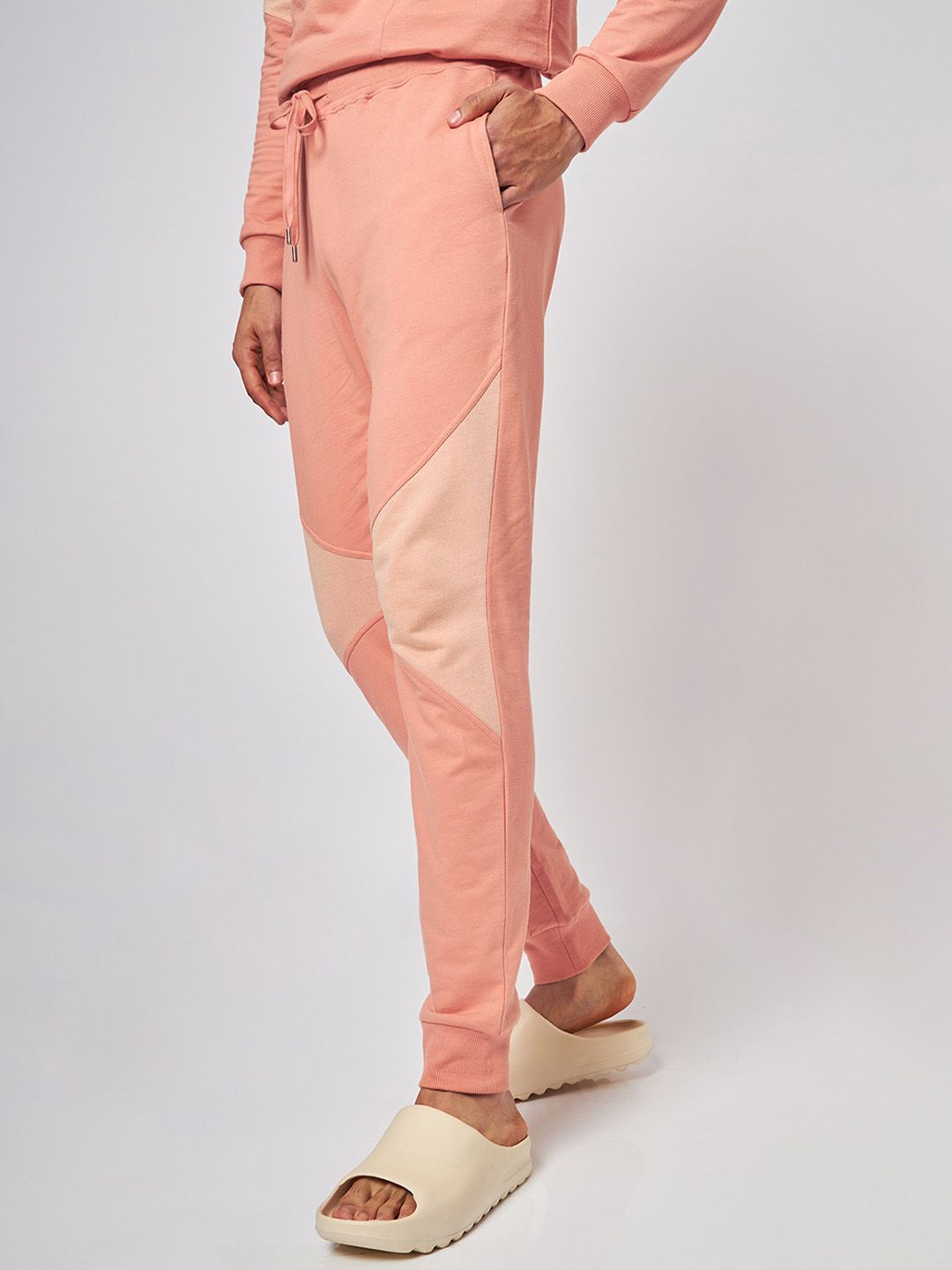 Osaka Orange Patchwork Joggers