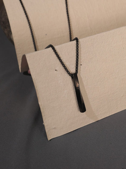 SALTY Collier Black Neck Chain for Men & Boys